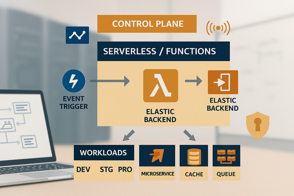 Arquitecturas serverless con funciones, eventos y APIs